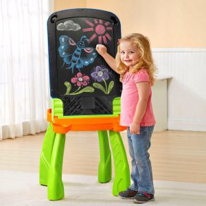 Chalkboard side of VTech DigiArt Easel 