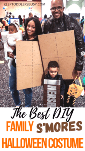We got so many compliments on this family costume! Looking for diy family halloween costumes with kids or babies on a budget? Well look no further!