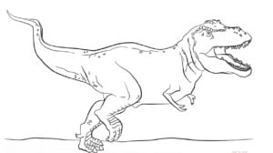 T-Rex Coloring page