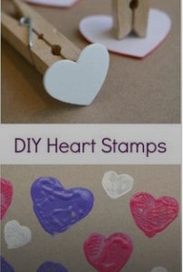 DIY Heart Stamps