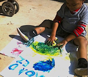 finger painting