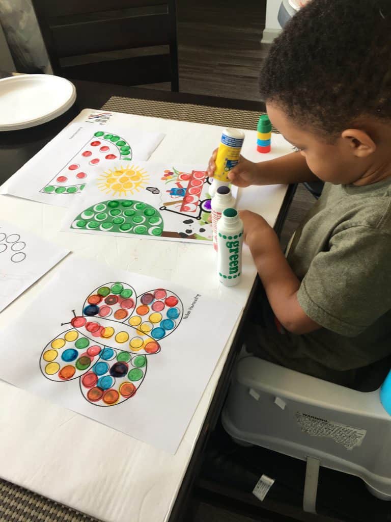 dab a dot markers for toddlers