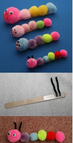 popsicle stick caterpillar