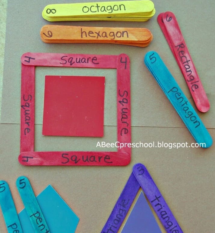 popsicle stick shapes