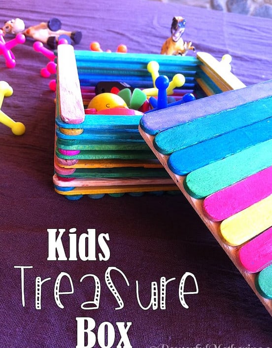 Popsicle Stick Treasure Box