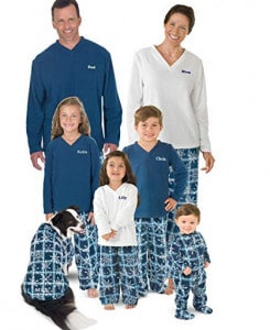 Blue Matching Holiday Set