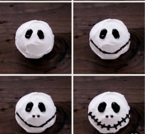 skeleton cupcakes