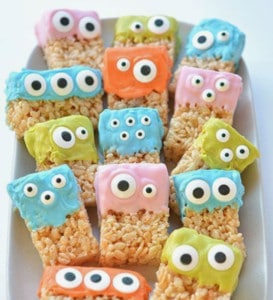 Rice Krispie Monsters