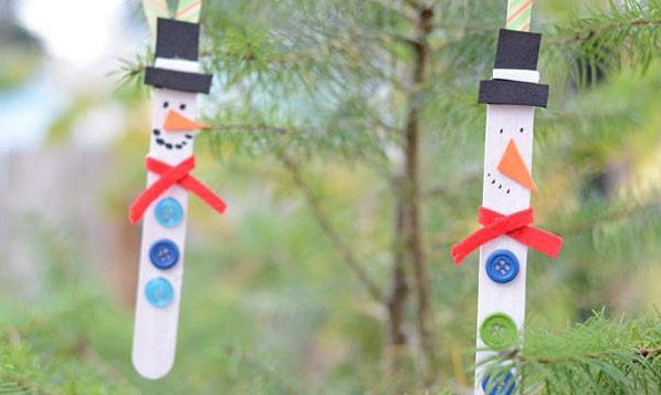 snowman ornament craft