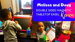 melissa doug tabletop easel