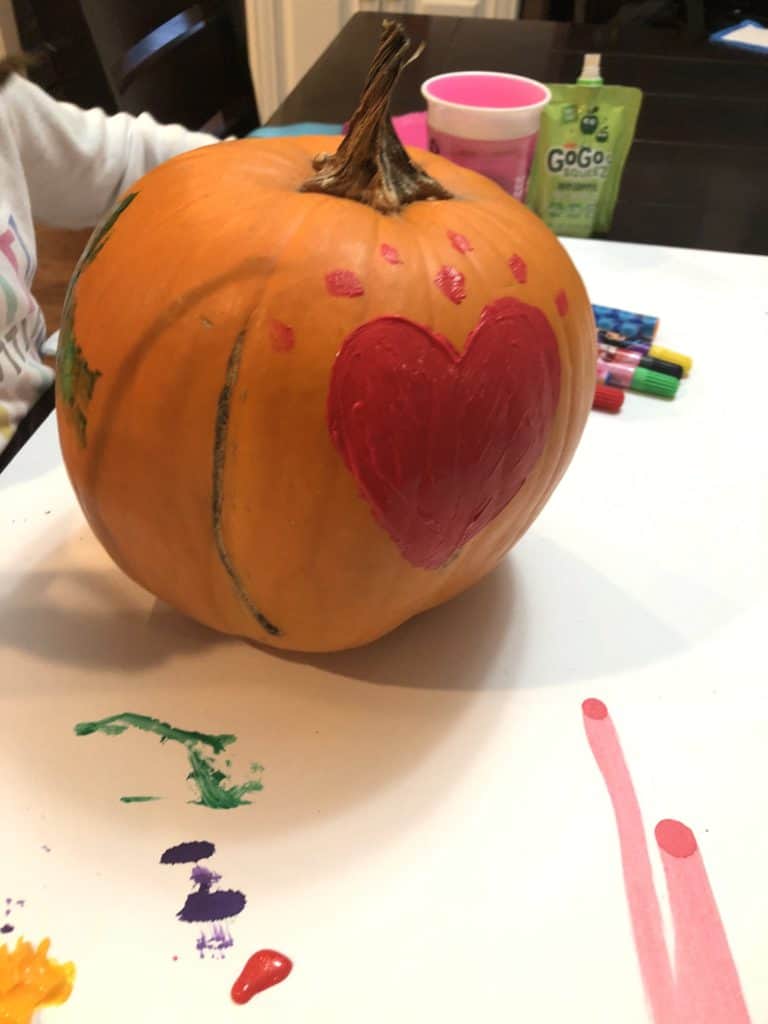 pumpkin painting craft