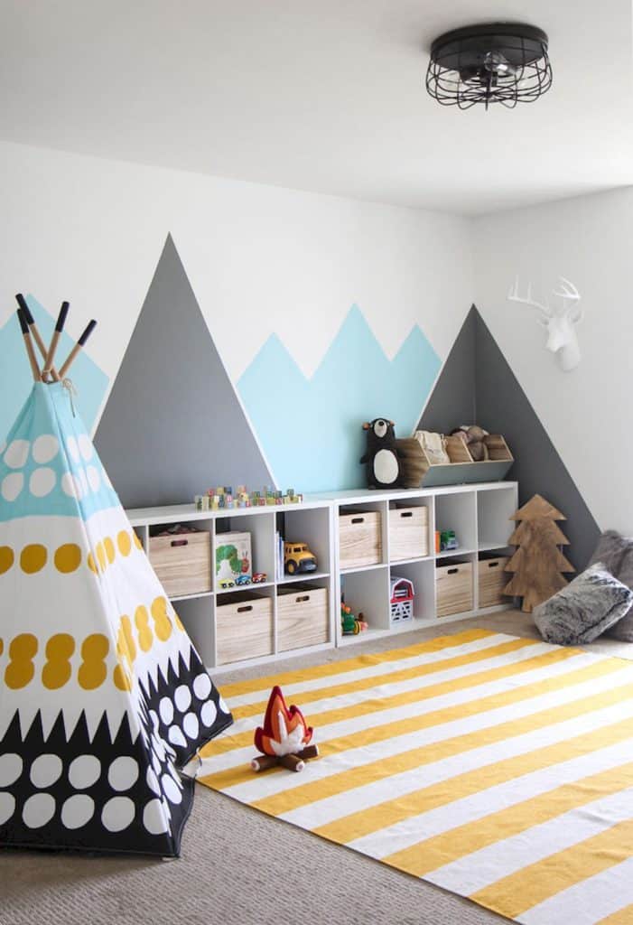 Messy Play Space Into An Organized and Safe Play Haven For Kids. Small Playroom designs and, playroom storage ideas, too. Playroom Organization is key!