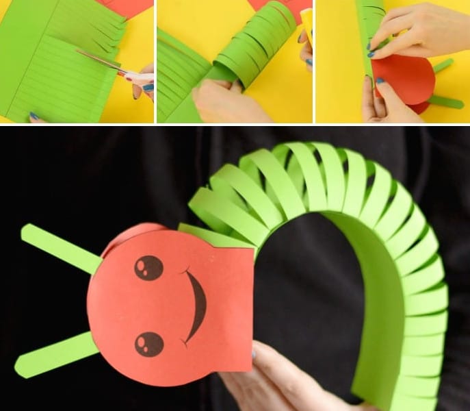 Paper Caterpillar Craft