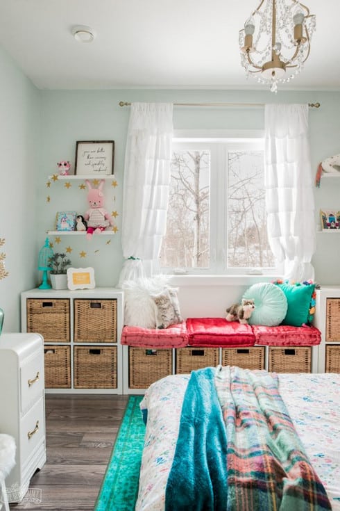 Mommy experts share Kid's Bedroom Storage Ideas That Are A Must See! Clever Storage and Beautiful Designs Create the Perfect Bedroom For Boys and Girls