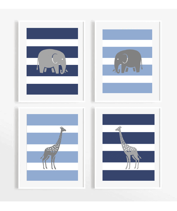 These Free Wall Art Printables are Simply Gorgeous and Super Useful for any playroom design, nursery, or kids room decor. Use for kids,  playroom ideas, or nursery ideas.