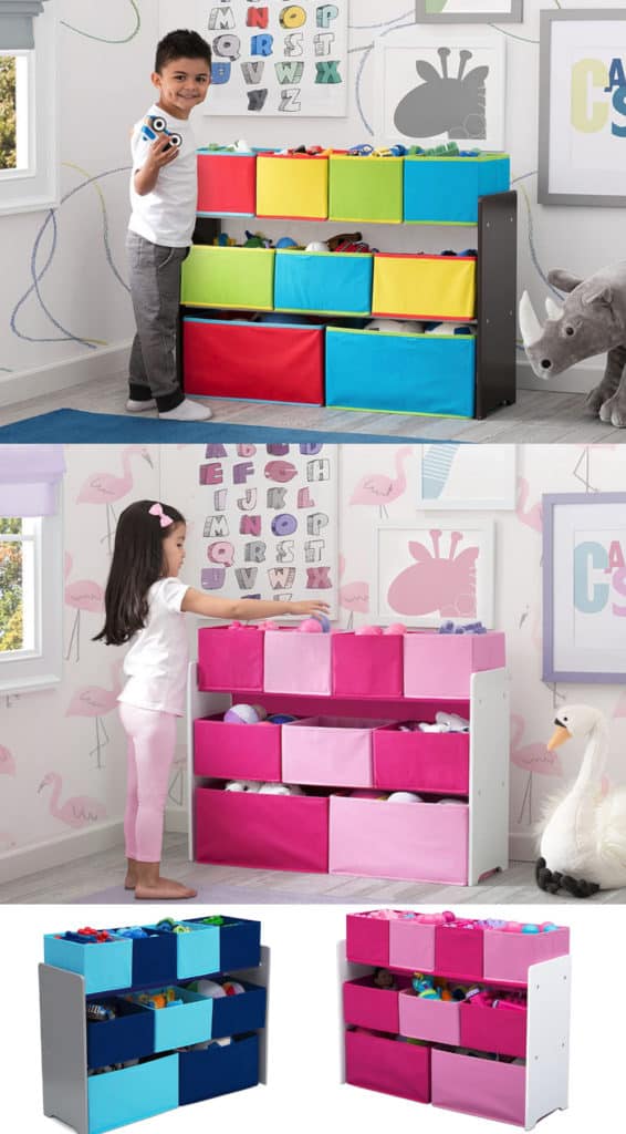 Is this toy organizer cute or what? And also easy on the pockets. This is great storage for a kid's bedroom and great for playroom ideas too.