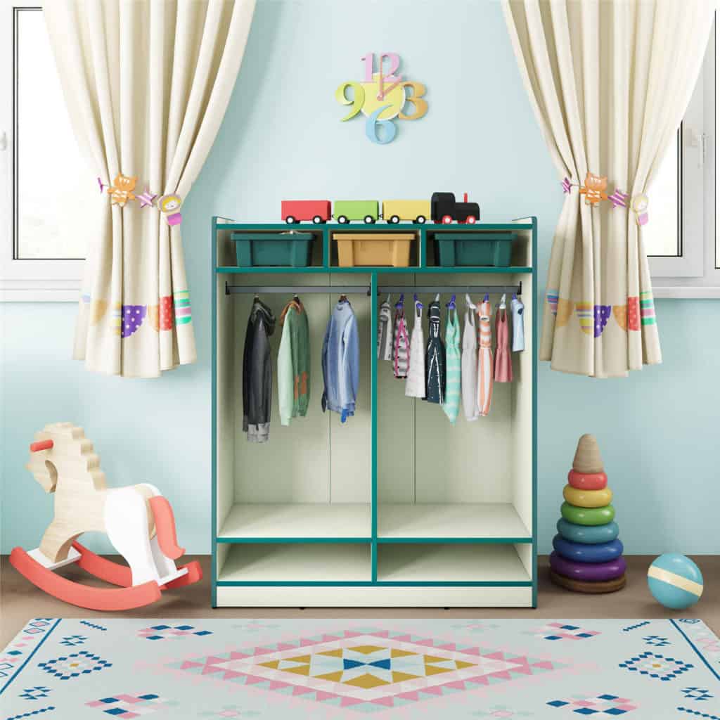 Mommy Experts Share 50 Bedroom Storage Ideas That Will Turn Your Child's Messy Bedroom Space Into An Organized and Safe Play and Spleep Haven For Kids.