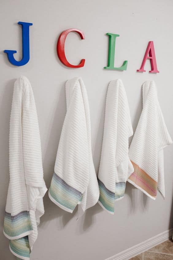 This Compilation of Amazing Kid's Bathroom Ideas Will Have You Wishing you Saw This Earlier! Bring Beautiful Organization To Your Kid's or Toddler's Bathroom! Kids bathroom decor ideas or shared bathrooms, boy's bathroom ideas, and girls bathroom ideas included