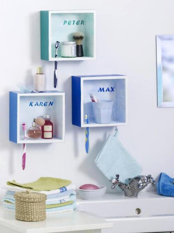 This Compilation of Amazing Kid's Bathroom Ideas Will Have You Wishing you Saw This Earlier! Bring Beautiful Organization To Your Kid's or Toddler's Bathroom! Kids bathroom decor ideas or shared bathrooms, boy's bathroom ideas, and girls bathroom ideas included