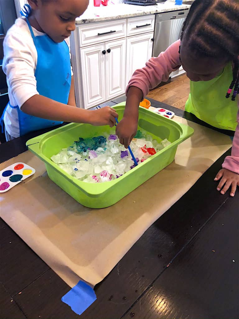 Check Out These Awesome List Of Summer Craft Activities For Kids From The Top Activity Mom Bloggers! Check Out The Fun And Then Set Up Your Toddler's Paint Activity with an awesome toddler craft