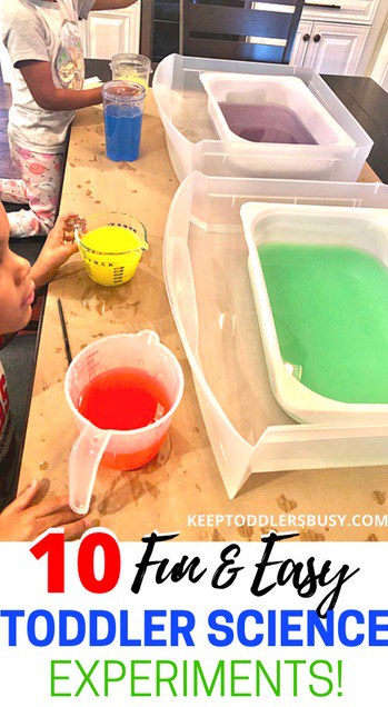 Easy Toddler Science Experiments