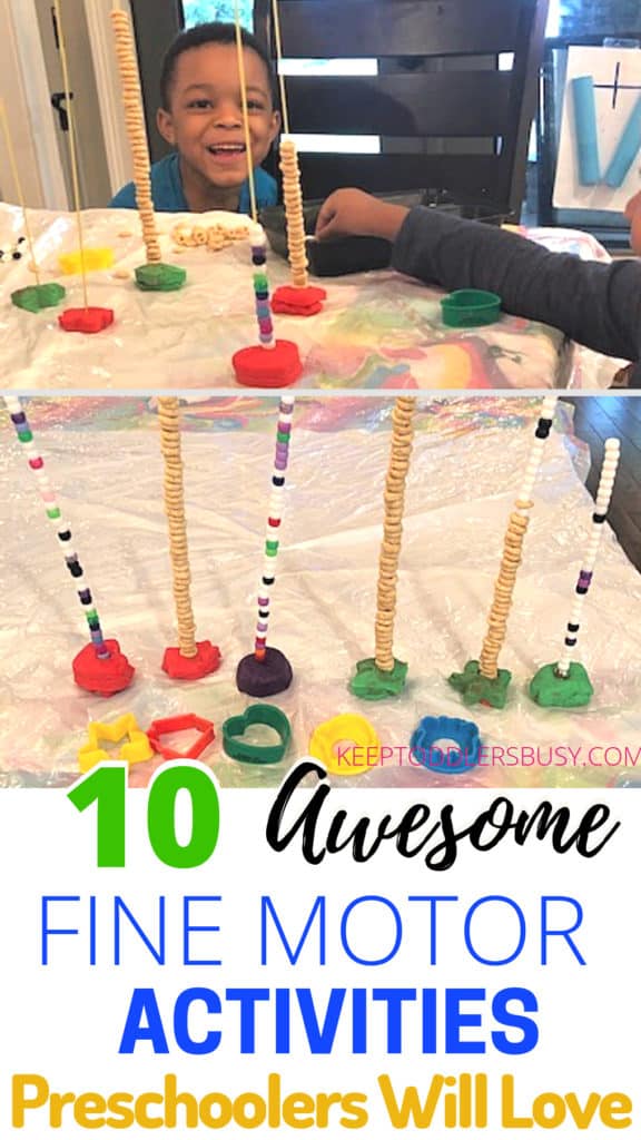 Check Out An Awesome Compilation Of The Best Fine Motor Activities for Preschoolers. These Fine Motor Skill Activities Shared By Great Mommies Are Great For Toddlers Too.