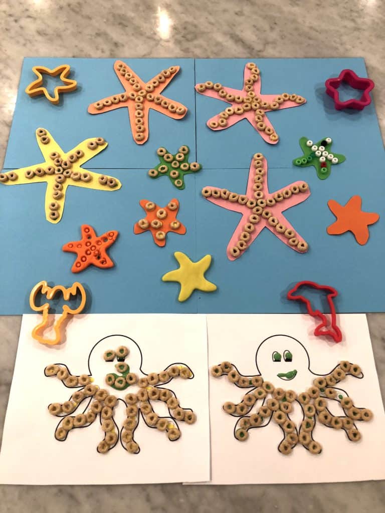 Starting Early With Toddler Fine Motor Skills Activities Is An Absolute Must! This Star Fish Decorating Craft Is A Super Easy Way To Practice Those Fine Motor Skills That Can Help With Development.