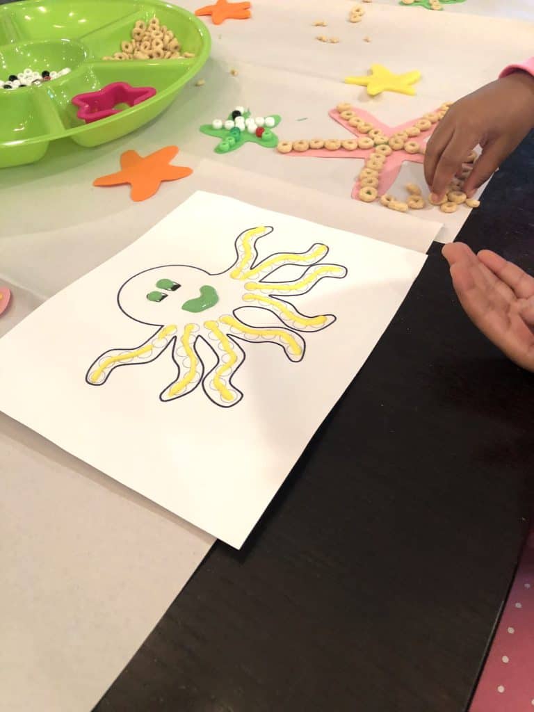 Starting Early With Toddler Fine Motor Skills Activities Is An Absolute Must! This Star Fish Decorating Craft Is A Super Easy Way To Practice Those Fine Motor Skills That Can Help With Development.