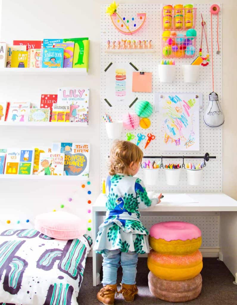 Mommy Experts Share 40 Homeschool Room Ideas That Will Turn Your Child's Space Into An Organized Learning Area For Kids In Small Spaces Too. Get Great Ideas For Home School Desks, Tables, and Storage