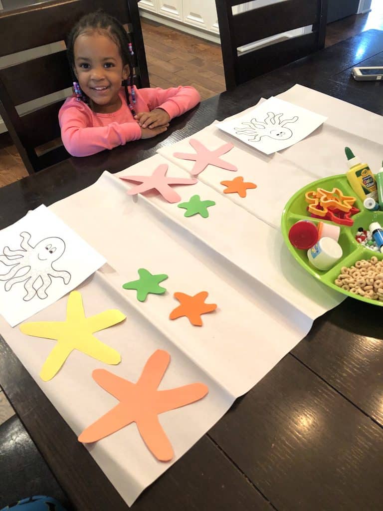 Starting Early With Toddler Fine Motor Skills Activities Is An Absolute Must! This Star Fish Decorating Craft Is A Super Easy Way To Practice Those Fine Motor Skills That Can Help With Development.