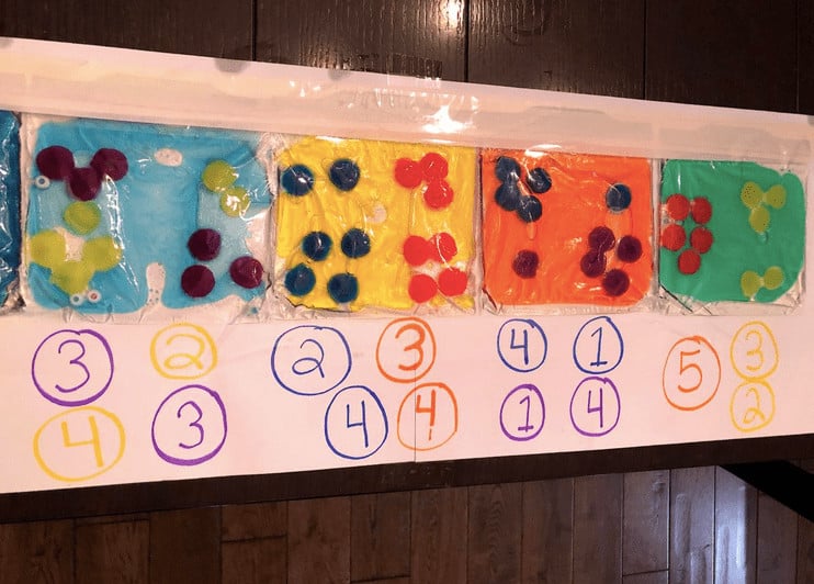 Sensory Activities Toddlers Will Love: Sensory Bag Counting