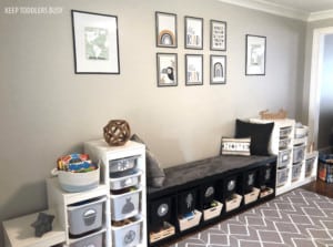IKEA Playroom Storage Makeover Reveal