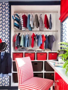 An Organized Closet for Kids is A Must to Get Your Family Life Organized. These Closet Organization Ideas Will Be A Perfect Storage Addition. Check them out! #closetorganizationideas #closetdesigns