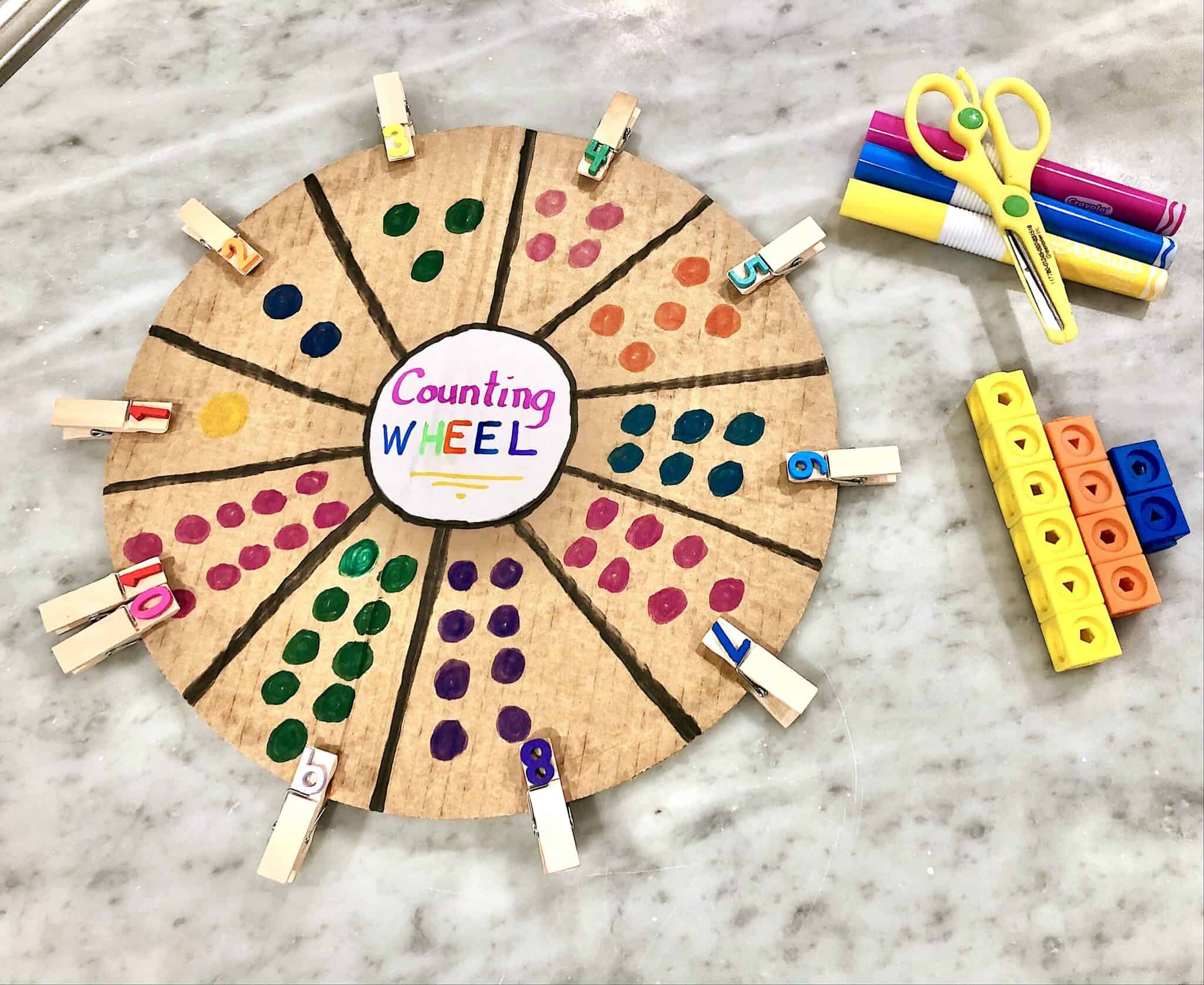 Inspire Your Child To Love Learning With Ease and Fun. This Preschool Learning Activity Will Make Learning Interesting and Hands-on. Skills Include Number Recognition, Counting, Fine Motor Development