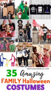 Looking for Awesome Family Halloween Costumes? Well You Don't Want To Miss These! We Included DIY Family Costumes, Easy Halloween Costumes, and Fun Character Costumes for Mom, Dad, Baby, and Kids
