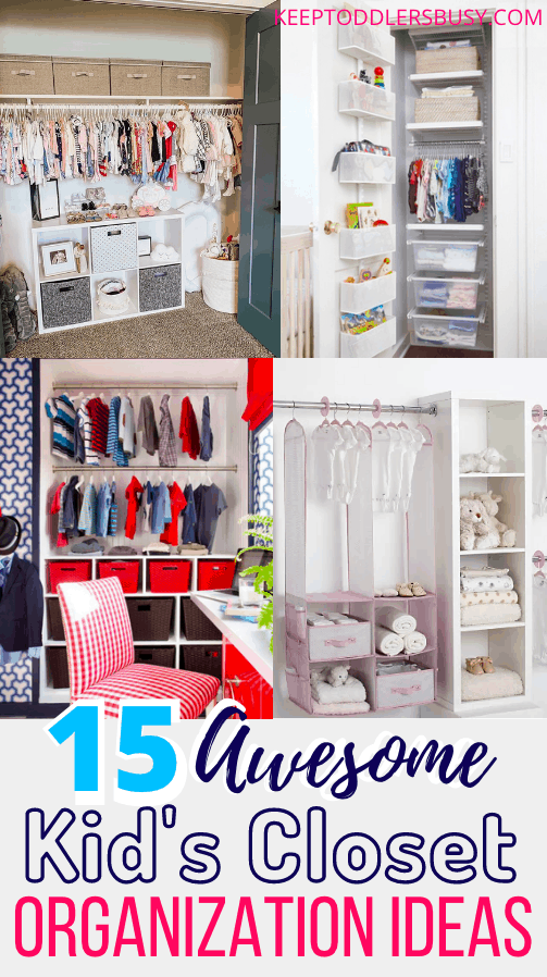 An Organized Closet for Kids is A Must to Get Your Family Life Organized. These Closet Organization Ideas Will Be A Perfect Storage Addition. Check them out! #closetorganizationideas #closetdesigns 