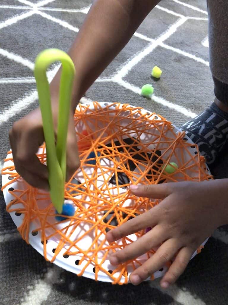 Create Some Amazing Memories This October With Super Fun Halloween Crafts For Kids! This Simple Paper Plate Craft Is Easy Enough For Young Kids To Practice Fine Motor Skills & Fun For Older Kids Too!