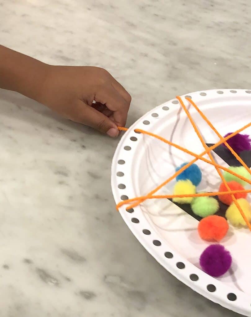 Create Some Amazing Memories This October With Super Fun Halloween Crafts For Kids! This Simple Paper Plate Craft Is Easy Enough For Young Kids To Practice Fine Motor Skills & Fun For Older Kids Too!