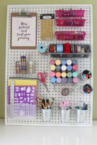 Imagine Using Genius Craft Storage Ideas To Organize Your Crafting Supplies! Check Out These Amazing Ideas For Craft Rooms and Organization using Furniture, Cabinets, Boxes, Carts, Tables and Bins!