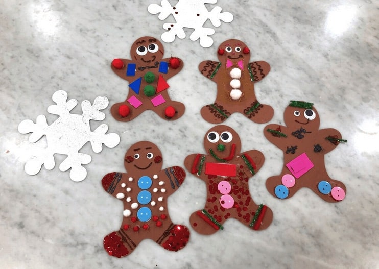 Christmas Crafts For Preschoolers: Gingerbread Decorating