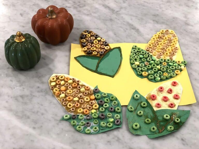 A Fun And Easy Preschool Corn Craft for Fall