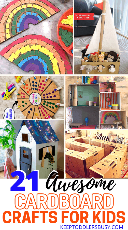 Are You Looking for Fun and Simple Cardboard Arts and Crafts Ideas for Kids that will provide hours of fun? Then Check Out This Compilation of Crafts Now!