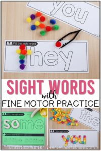 Inspire a Love of Learning with Fun Kindergarten Sight Word Activities! Fun and Play Is An Absolute Must For Early Development! Amazing Learning Activities Make A Huge Difference. #learningcrafts