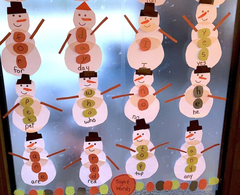 The Absolute Best Winter Sight Word Activity For Kids