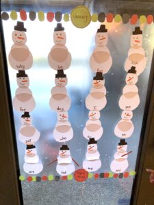 Sight Word Activity for winter season