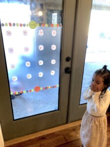Winter Sight Word Activity snowman faces