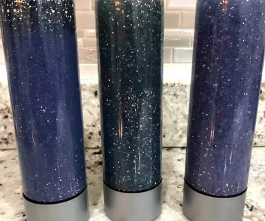 How To Make An Easy No-Dye Galaxy Sensory Bottle For Kids