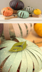 paper pumpkins