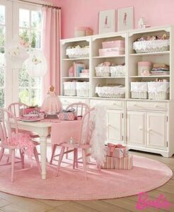 Pink-Barbie-Themed-Playroom
