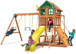 sand box swing set